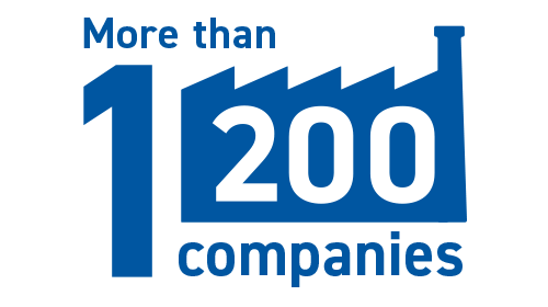 More than 2000 companies