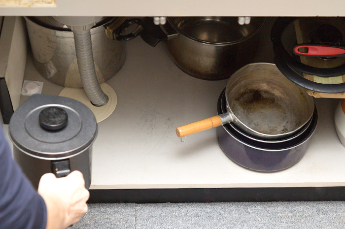 キッチンの引き出しの汚れや傷を防ぐ